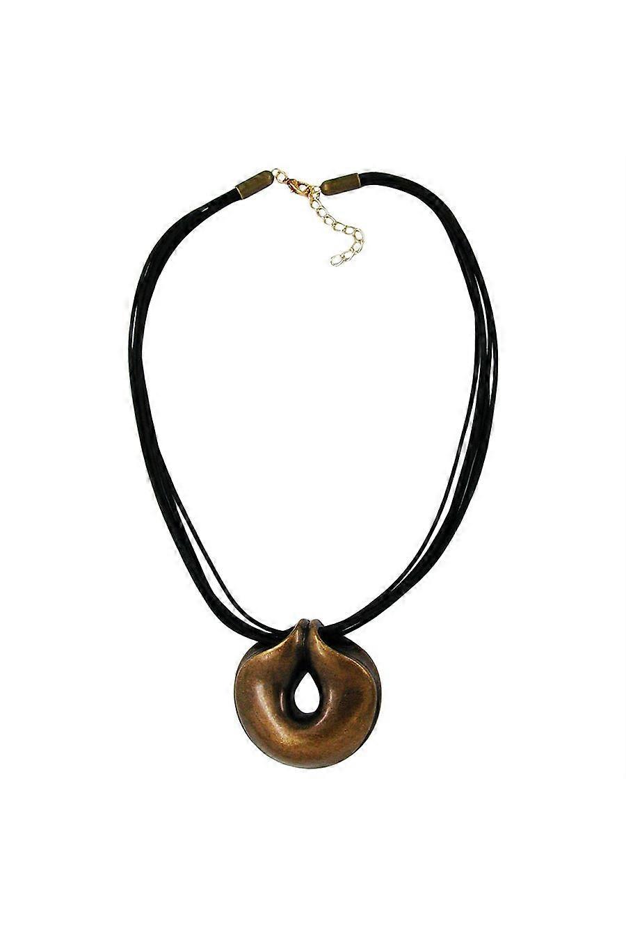 Necklace Amulet Brass-coloured 50cm - Gl07427