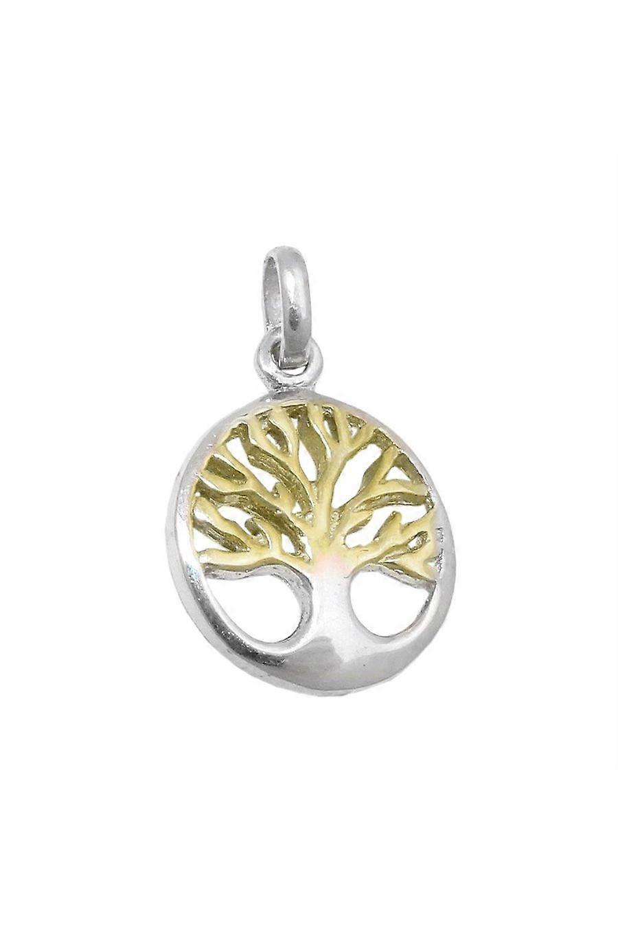 Pendant Tree Of Live Bicolor Silver 925 - Gl93739