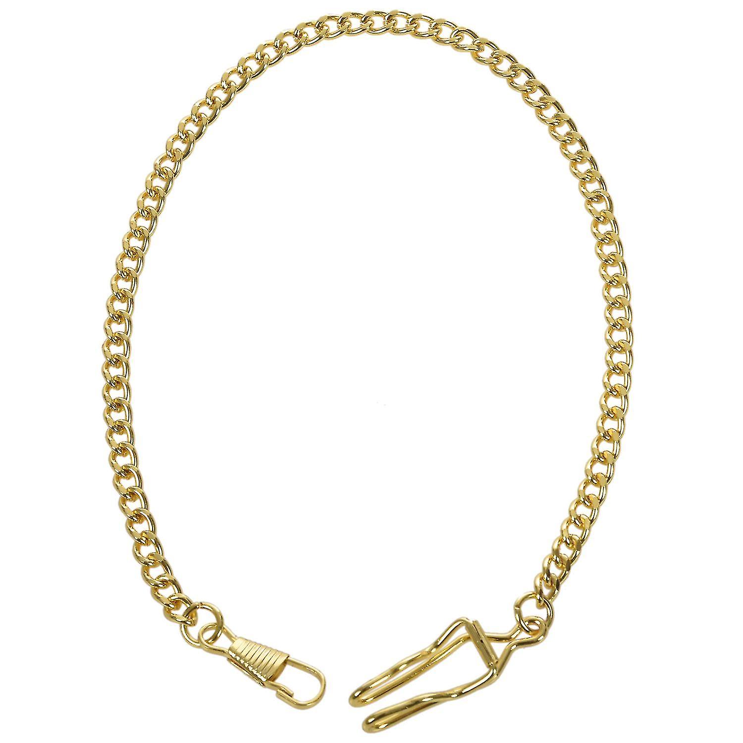 Retro Antique Vintage Pocket Watch Chain Gold