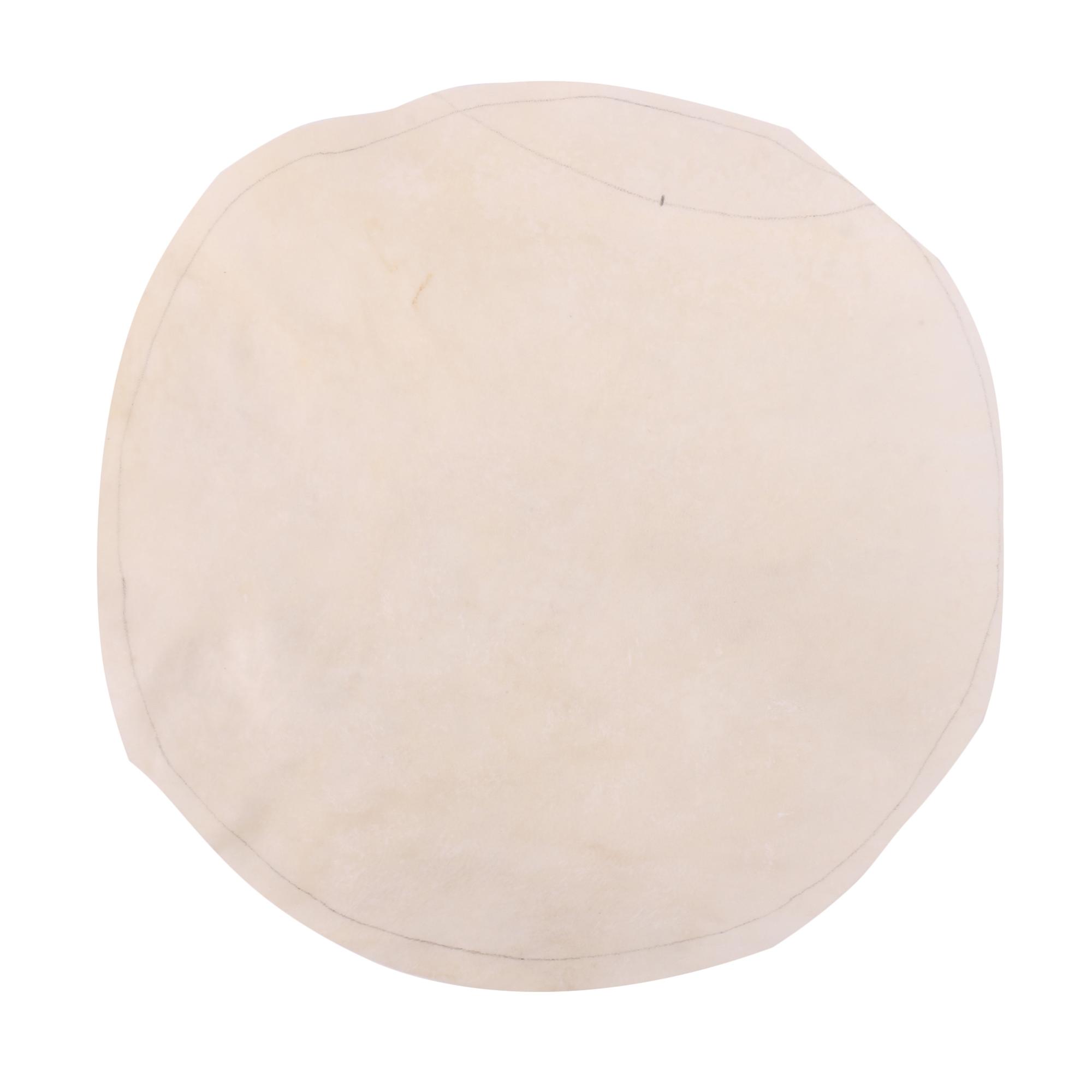 Round Skin Drumhead for African Drum Practice Tool 9.84 inch Diameter