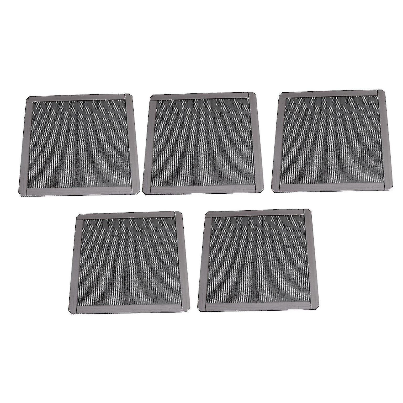 5pcs Computer Fan Magnetic Dust Proof Filter Mesh Strainer 140mm In Length