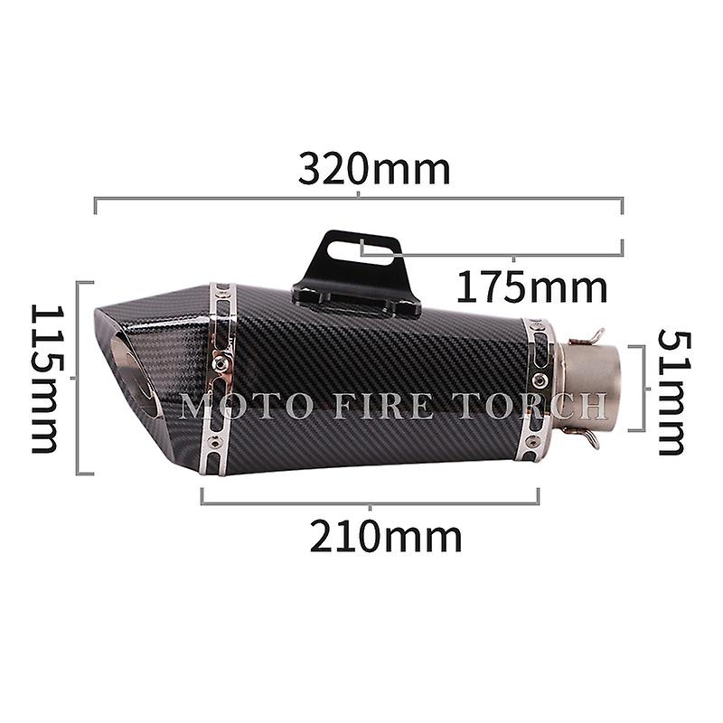Motorrad Auspuff Flucht modifizierter Schall dämpfer mit Mittel lenker Rohr abnehmbar db Killer Slip auf für Suzuki Dr250 Dr300 HJ300 Dr. 300