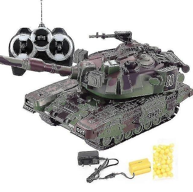 1:32 Remote control tank heavy large interactive military war remote control toy car with shooting b
