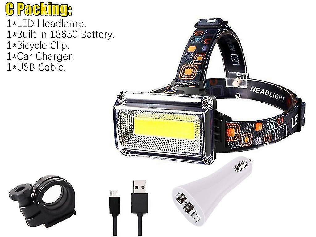 Led+ Eingebauter 18650 Batteriescheinwerfer Angelscheinwerfer