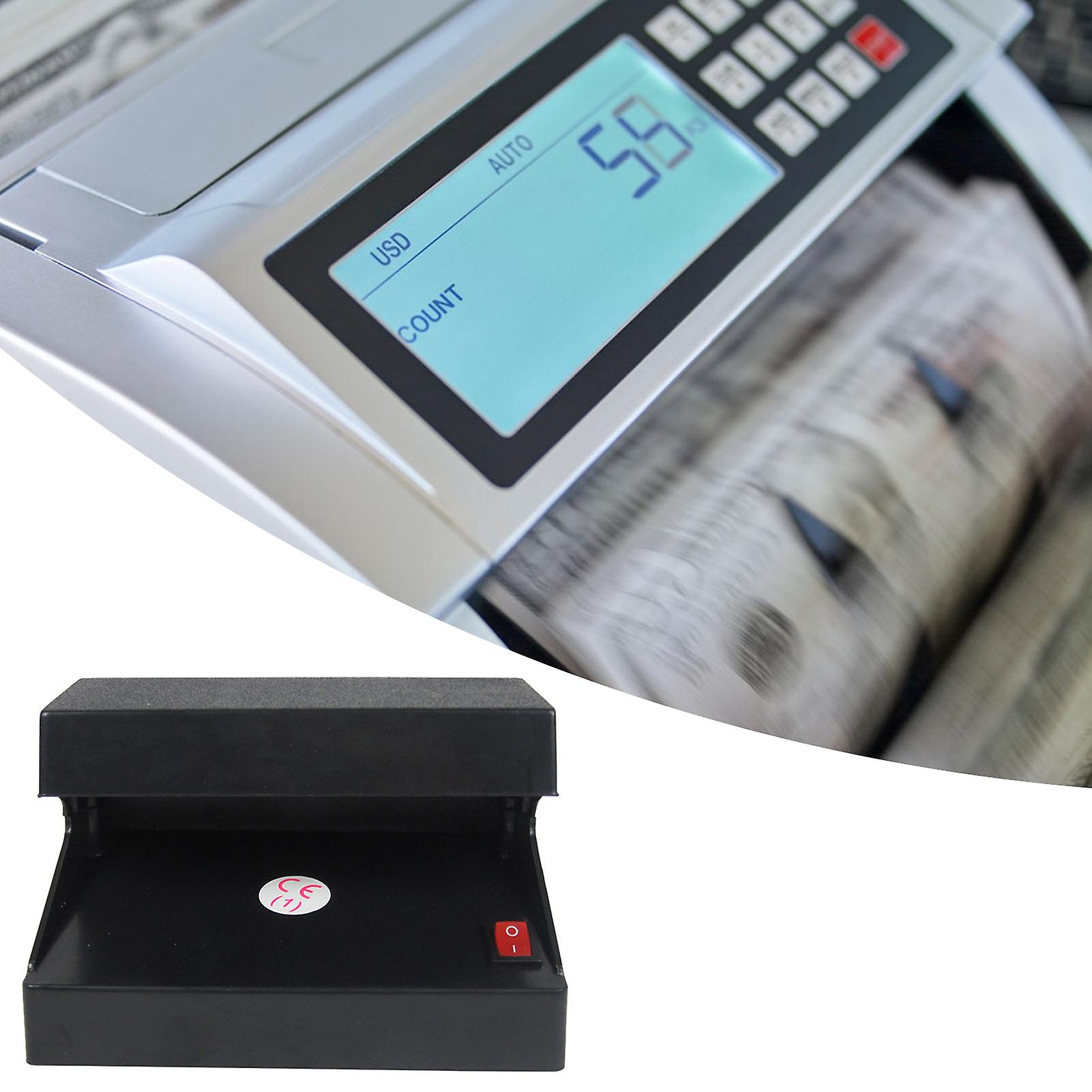 Counterfeit Bill Detector UV LED 4W Portable Mini Money Detector for Passports Drafts Checks US Plug 110V
