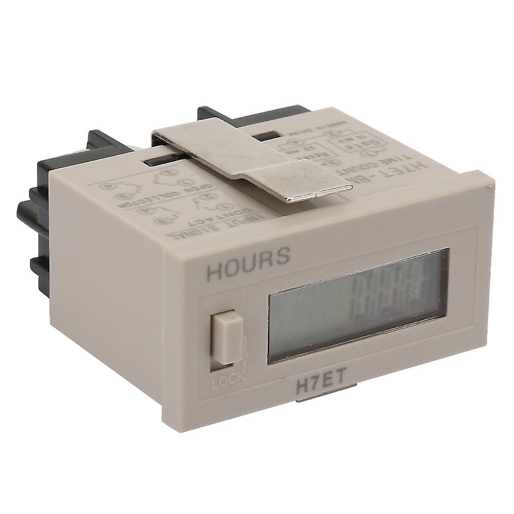 without Voltage Digital Electrical Counter Totalizer with 6-Digit LCD Display0.00 Minute