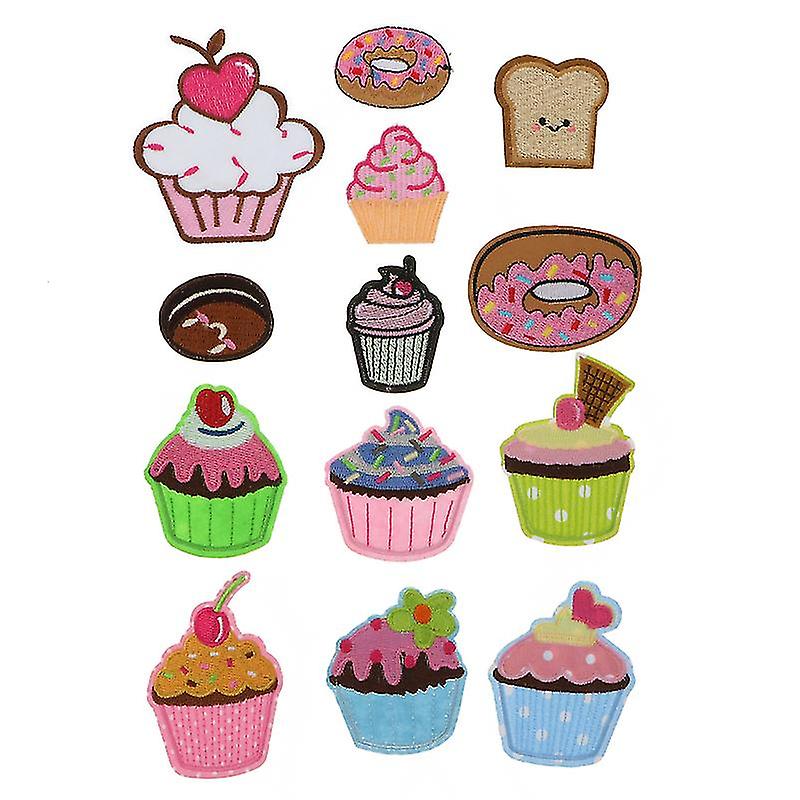 13pcs Cupcake Cloth Patch