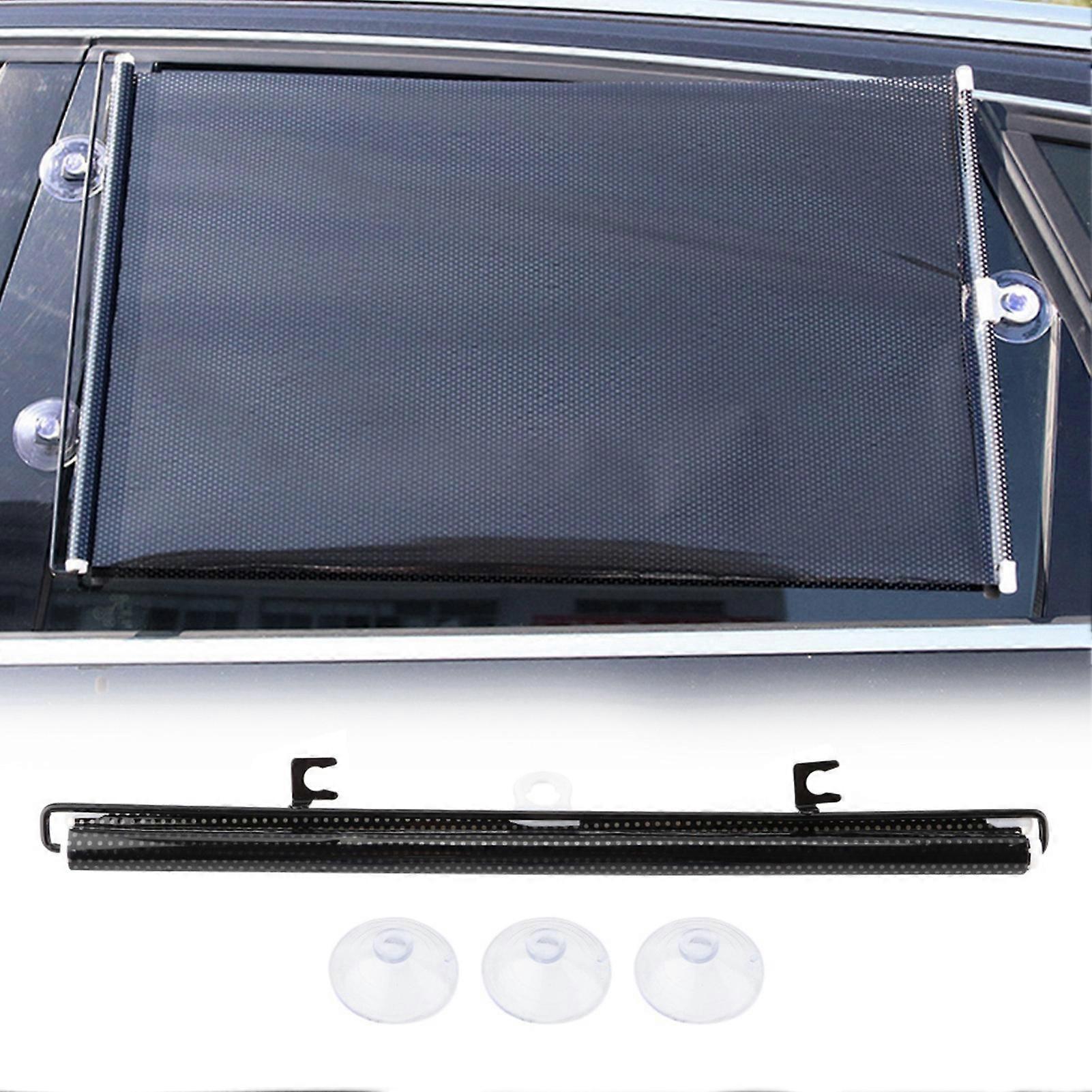40 x 60 cm PVC Retractable Car Sun Shade Curtain for Side Windows