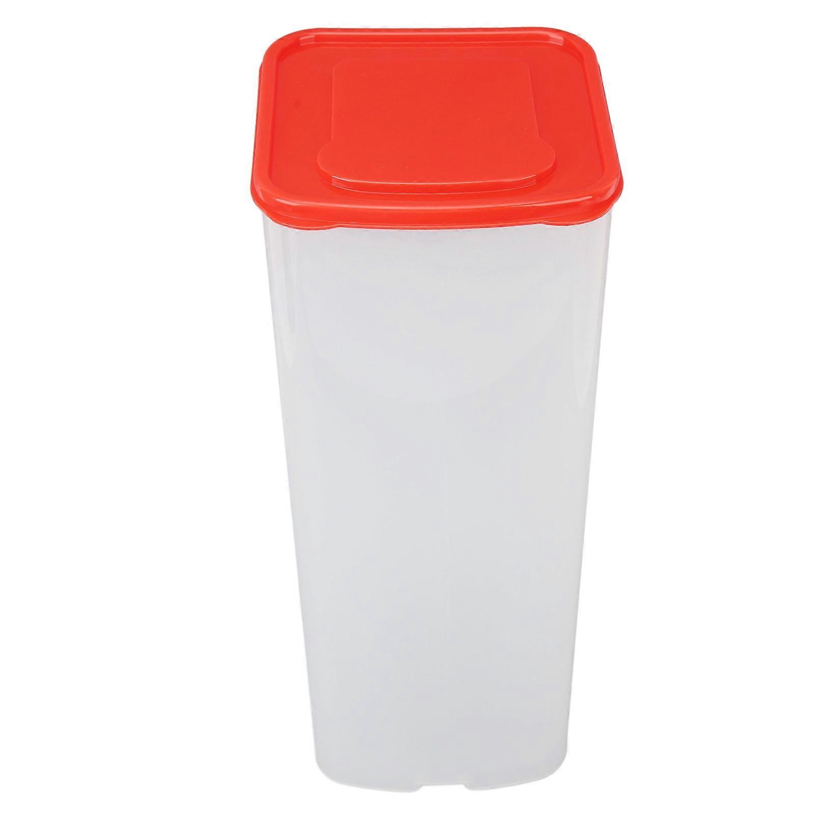 Large Capacity Bread Storage Box with Perfect Seal, Airtight Bread Container for Home and Commercial Use in Red