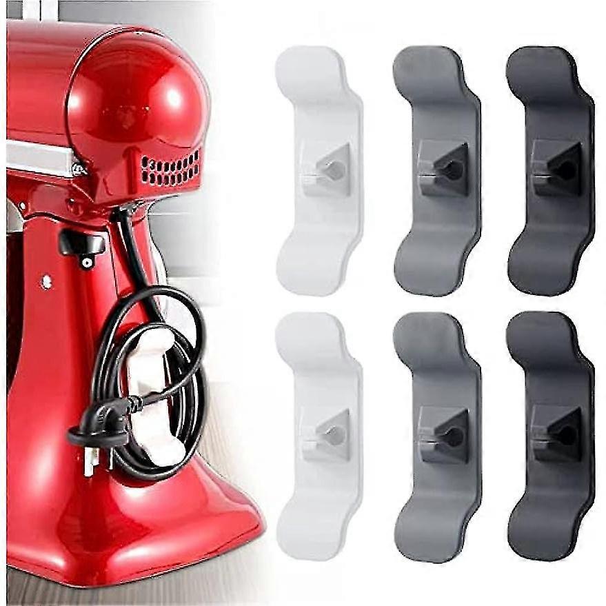 6-Pack Cord Organizers For Appliances, Sticky And Sturdy Cord Winder, Cord Wrapper For Kitchen Appliance, Essential Cable Organizer For Stand Mixers