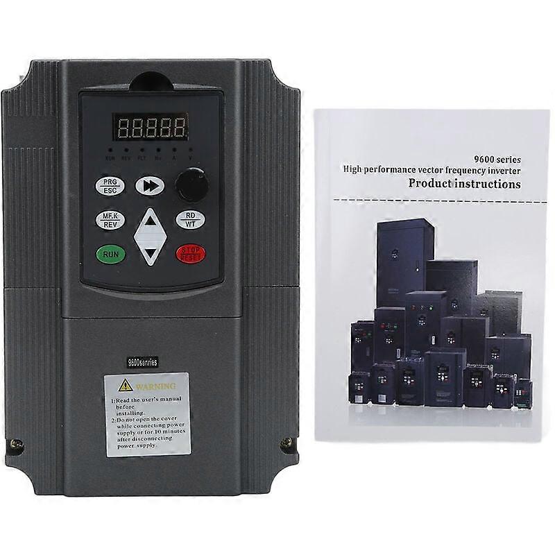 11KW Variable Frequency Inverter, Motor Speed Controller, Single Phase 220V to Three Phase 0-380V Frequency Converter