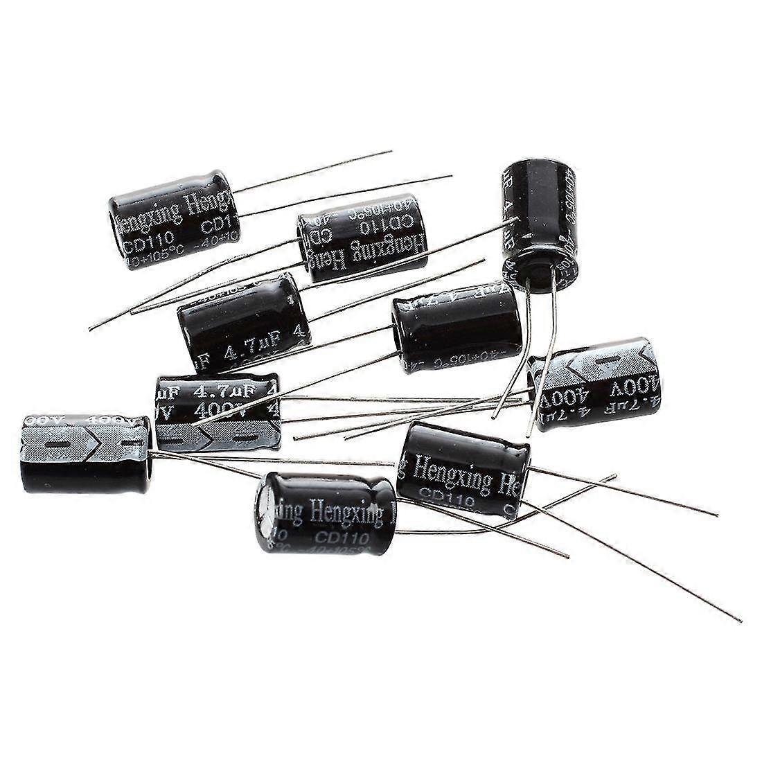 10 x 4.7uF 400V 105C Electrolytic Capacitor 8x12m