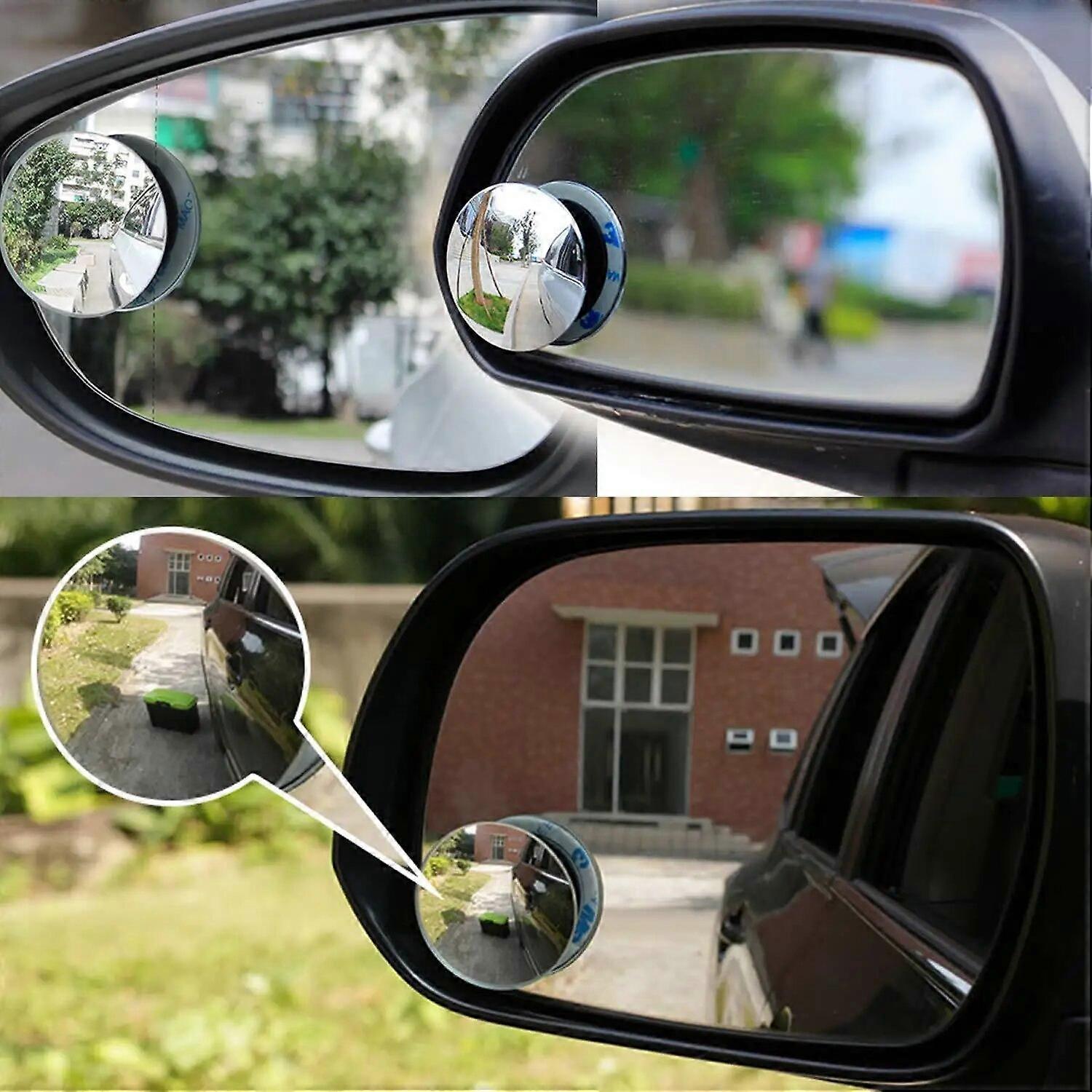 Car Adjustable Angle Blind Spot Assisted Mirror HD Blind Spot Mirror Adjustable Car Rearview Convex Mirror for Car Reverse Wide FN9U4189