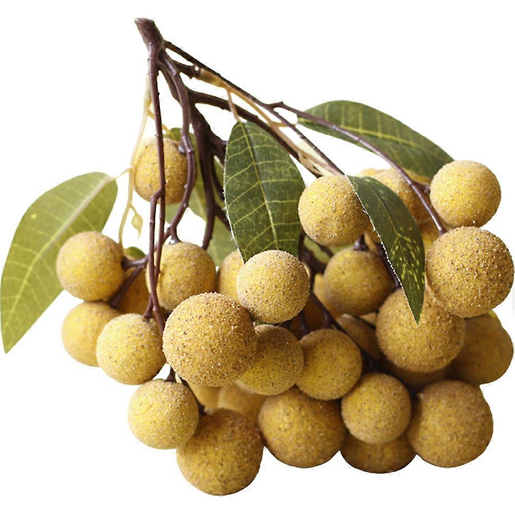 Miniatures Lifelike Simulation Fruit Simulation Longan Prop Fake Fruit Model Artificial Longan