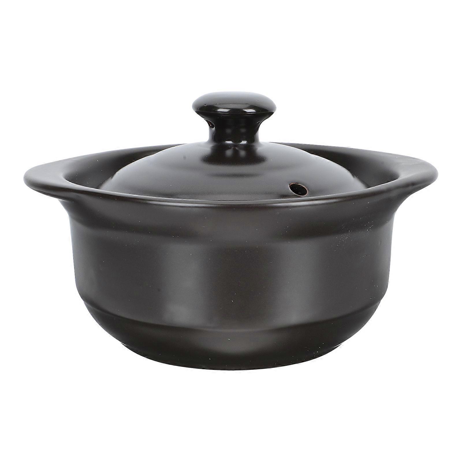 1Pc Casserole Résistante à la Chaleur Marmite Soupe Multifonction Marmite En Céramique Domestique Ragoût