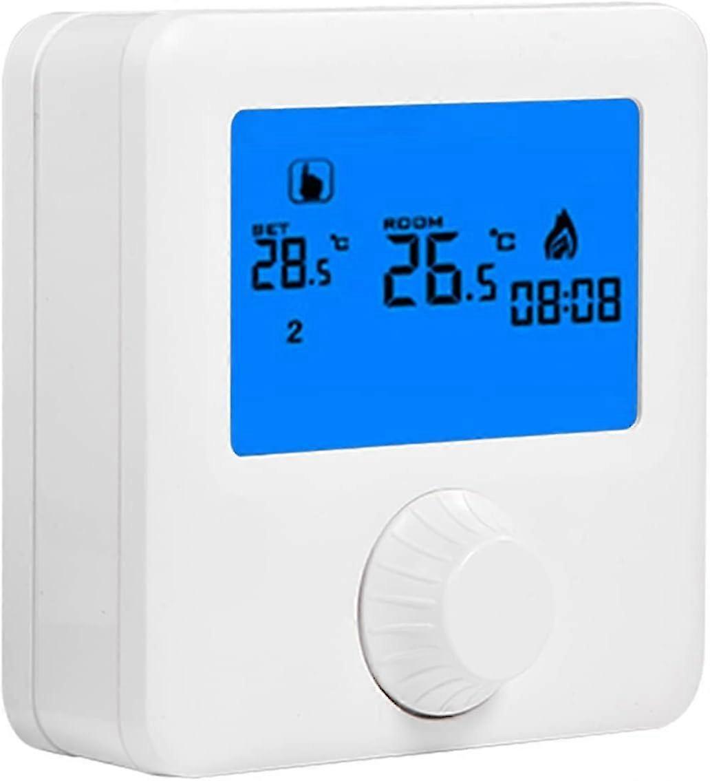 Wireless Thermostats Programmable Temperature Control Meter Lcd Digital Display Temperature Controllers Electric Heating And Cooling Tools For Wall-hu