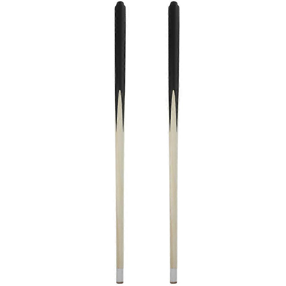 2pcs Pool Cue Wood Billiard Cue Stick Convenient Cue Stick Short Pool Cue Sticks