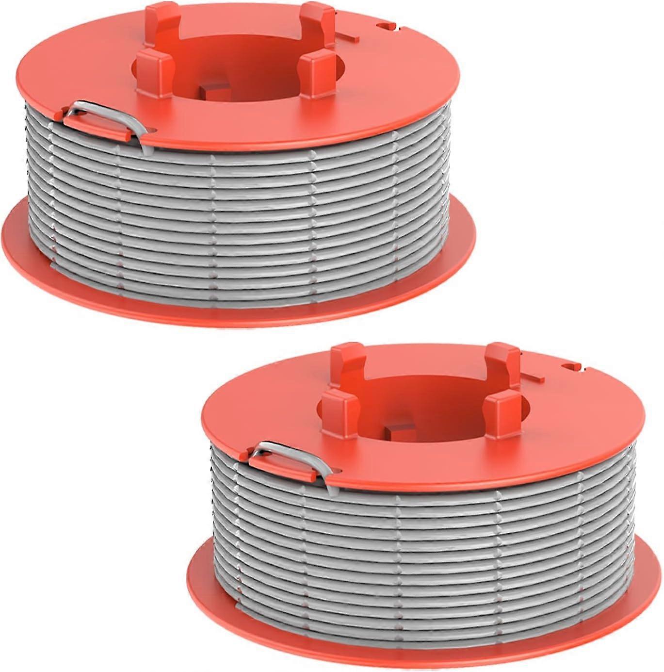 2Pcs Strimmer Spool and Line, F016800175 Replacement Strimmer Wire Compatible with Bosch ART