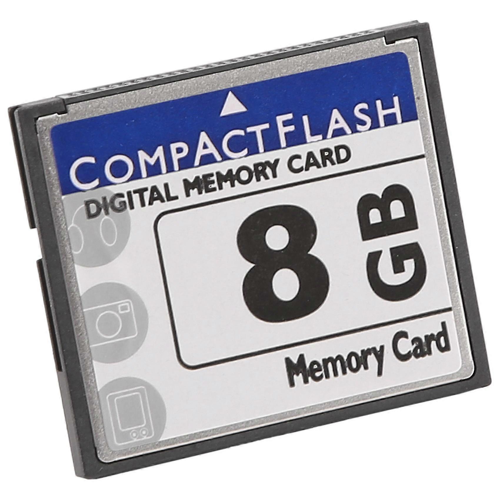 Professional 8gb Compact Flash Memory Card(white&blue)