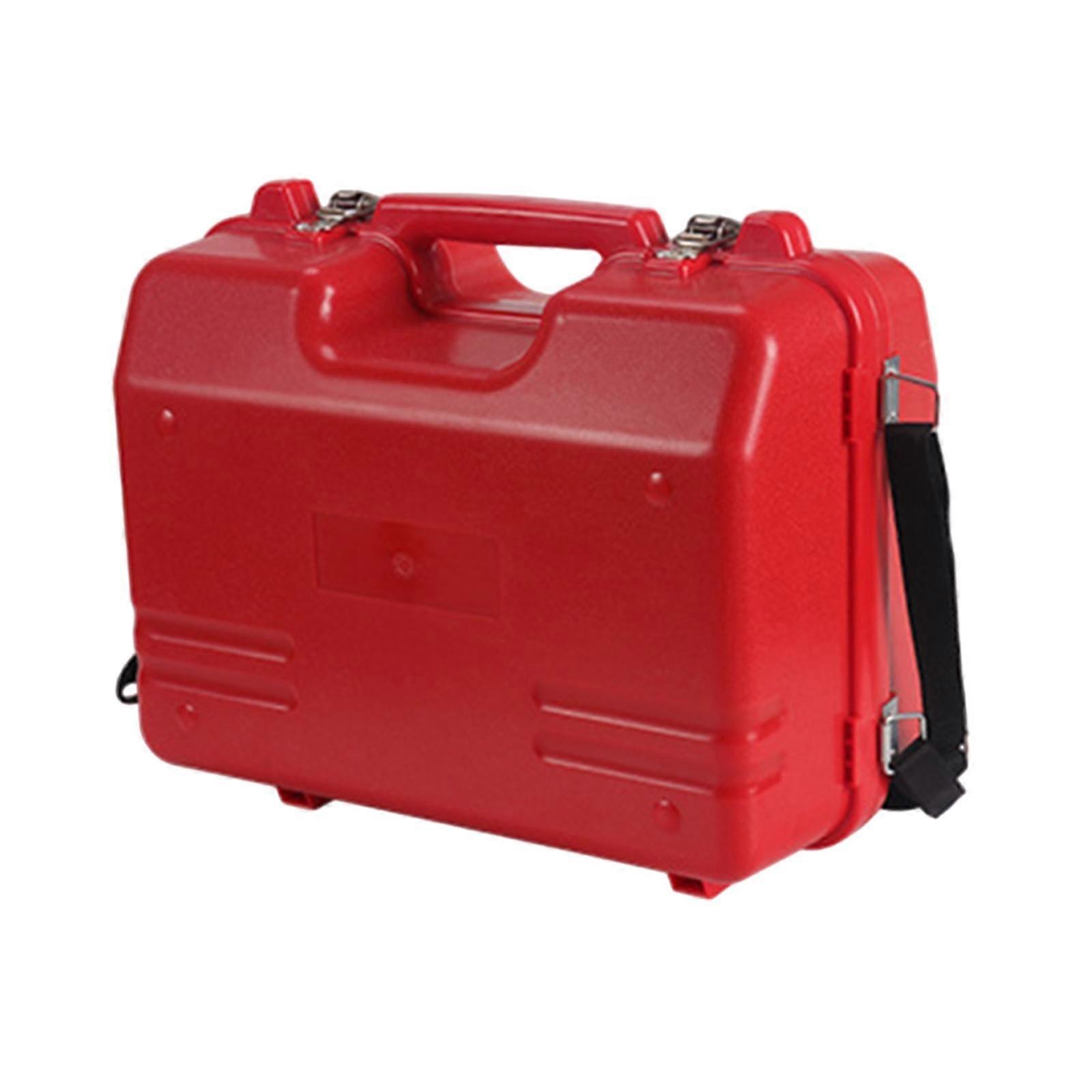 Surveying Instrument Box Sturdy Storage Case for Theodolite Level Instrument red