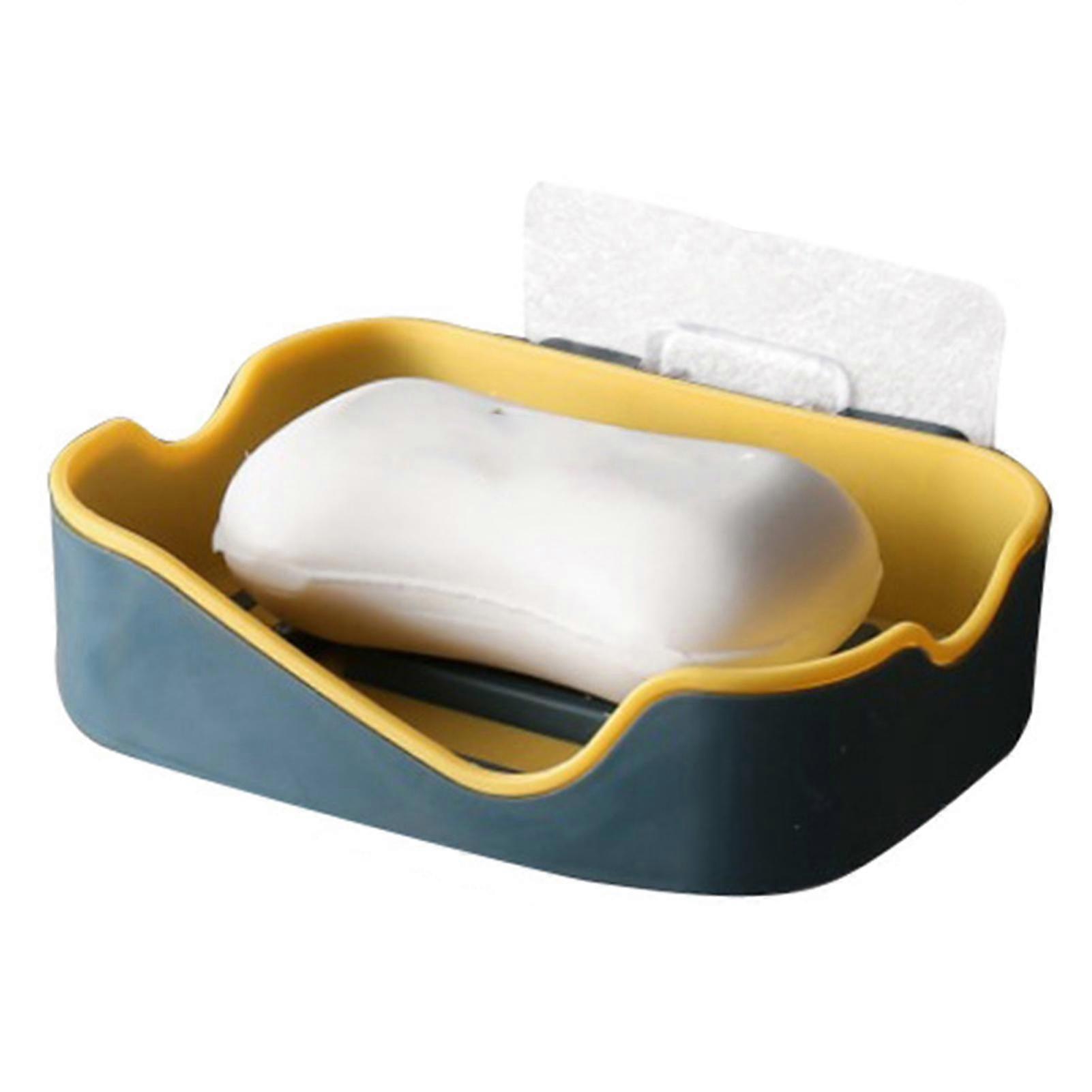 Double-layer Soap Container Sturdy Durable Sink Organizer For Bathroom Soap Container
