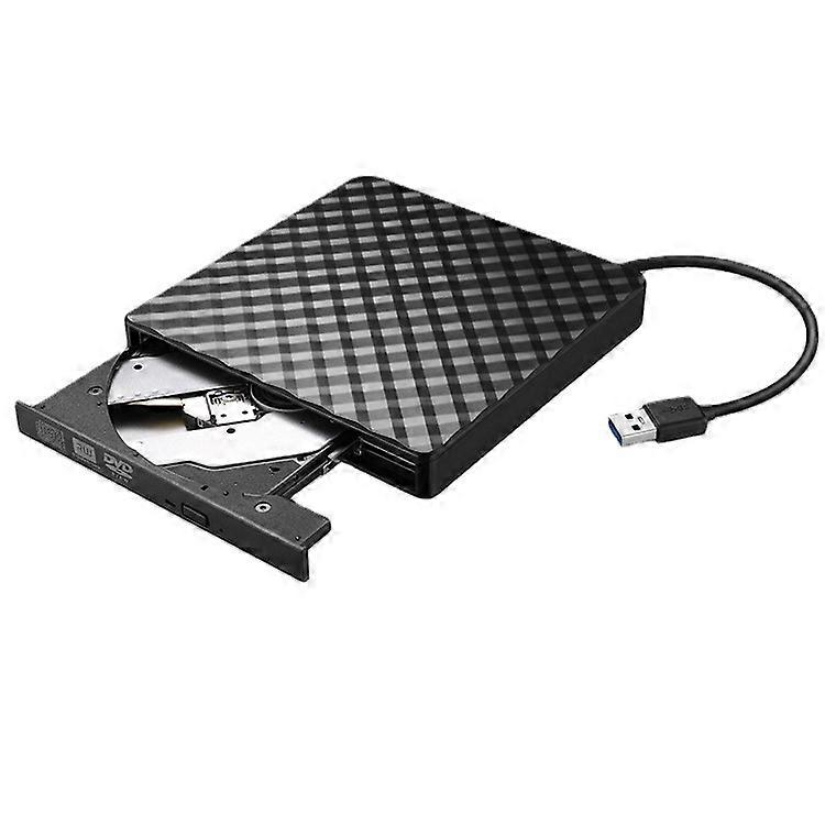 External CD Drive USB 3.0 Portable CD DVD +/-RW Drive DVD/CD ROM Rewriter Burner Writer Compatible with Laptop Desktop PC Windows Mac Pro MacBook