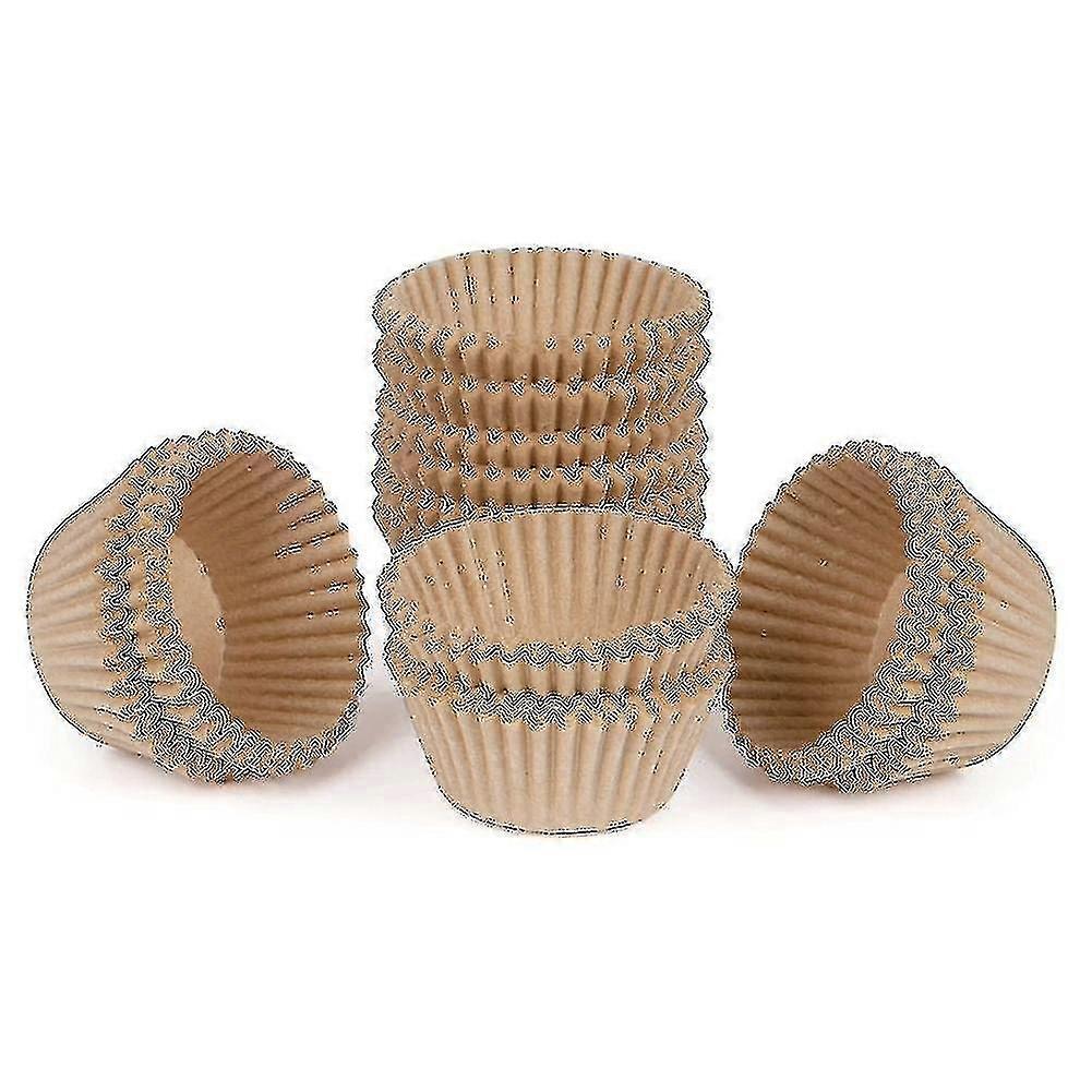 Mini Cupcake Liners Muffin Liners Greaseproof Baking Cups Brown