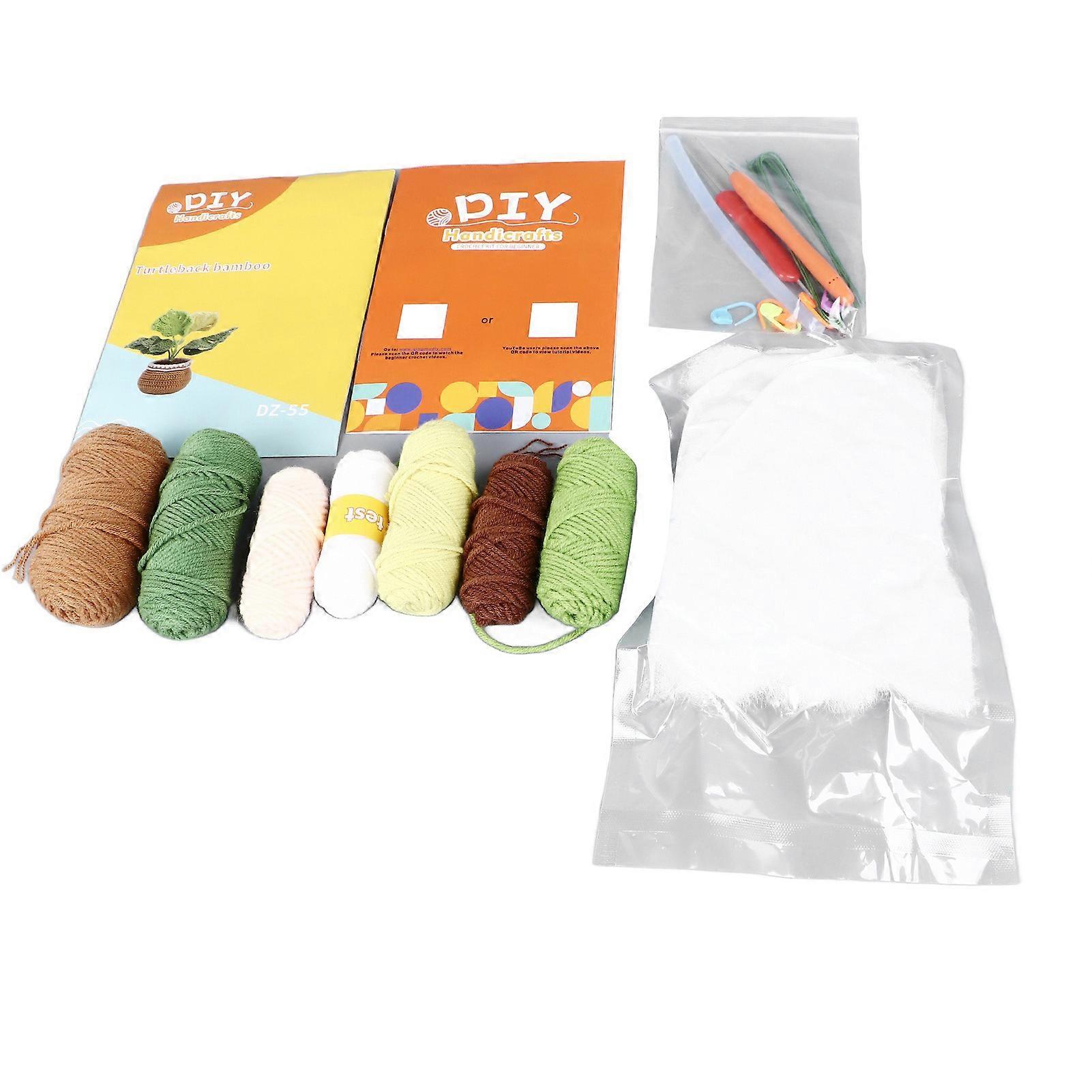 Crochet Kit for Beginners Crochet Potted Plants Kits Crochet Starter Kit with Step By Step Video Tutorials for Adults and Kids