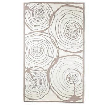 Esschert Design Outdoor-Teppich 240x150cm Jahresringe