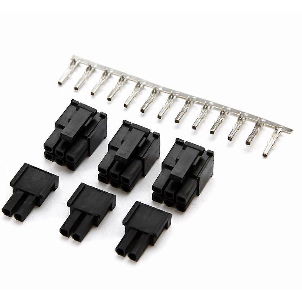 30 Set 4.2mm Pitch 5557 ATX Graphics Card GPU PCI-E Power Connector 6+2Pin 8Pin Male Housing+Termin