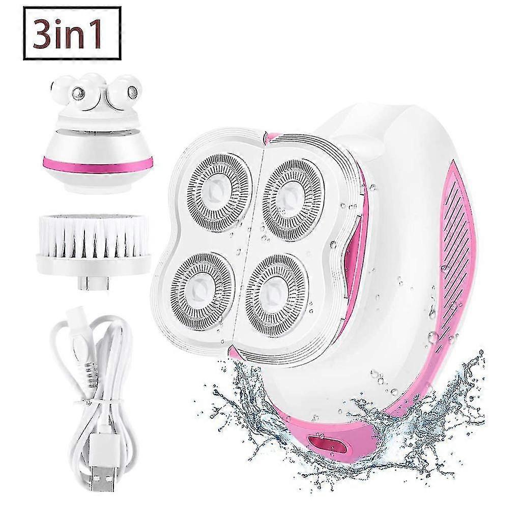 3 In 1 Electric Shaver For Women,system Massager Face