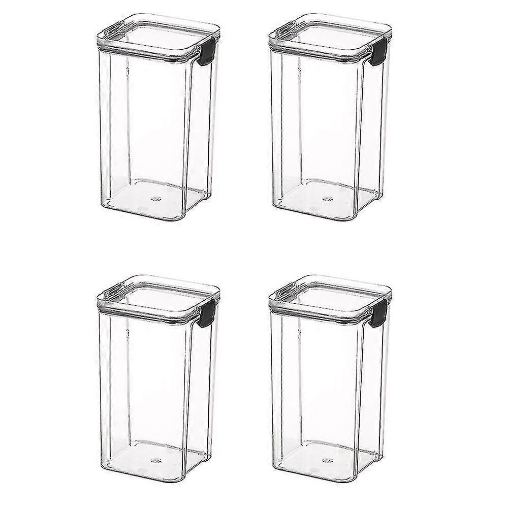 4pcs Kitchen Sealed Cans, Grain Storage Jars, Refrigerators(d)