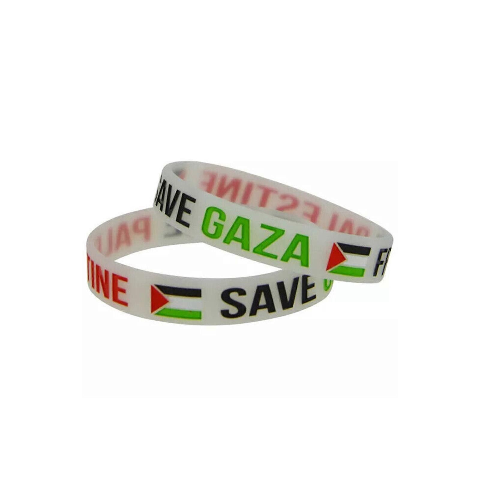 5/10pcs 2024 أحب السلام فلسطين الحرة فلسطين سوار العلم ، الوقوف مع سوار فلسطين سيليكون فلسطين سوار العلم ، ودعم فلسطين