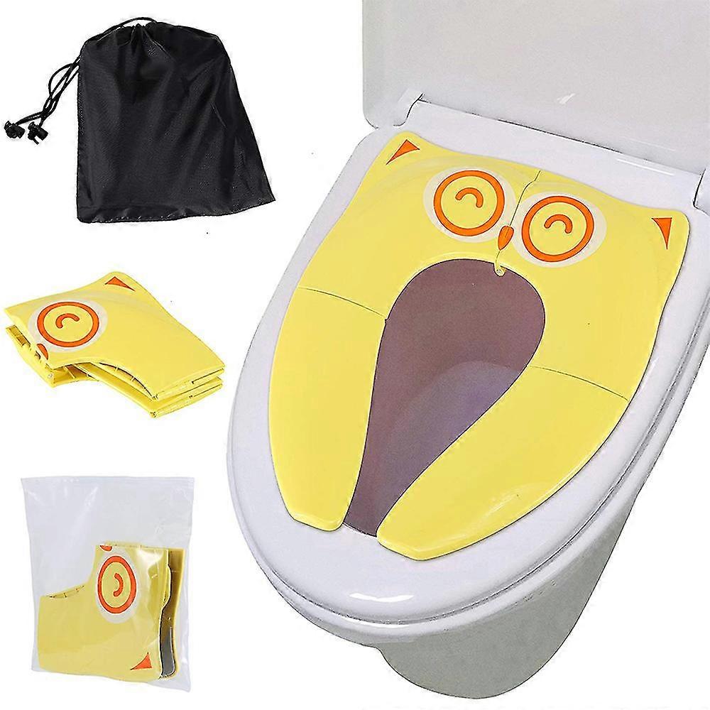 Folding Large Non Slip Silicone Pads Travel Portable Reusable Toilet