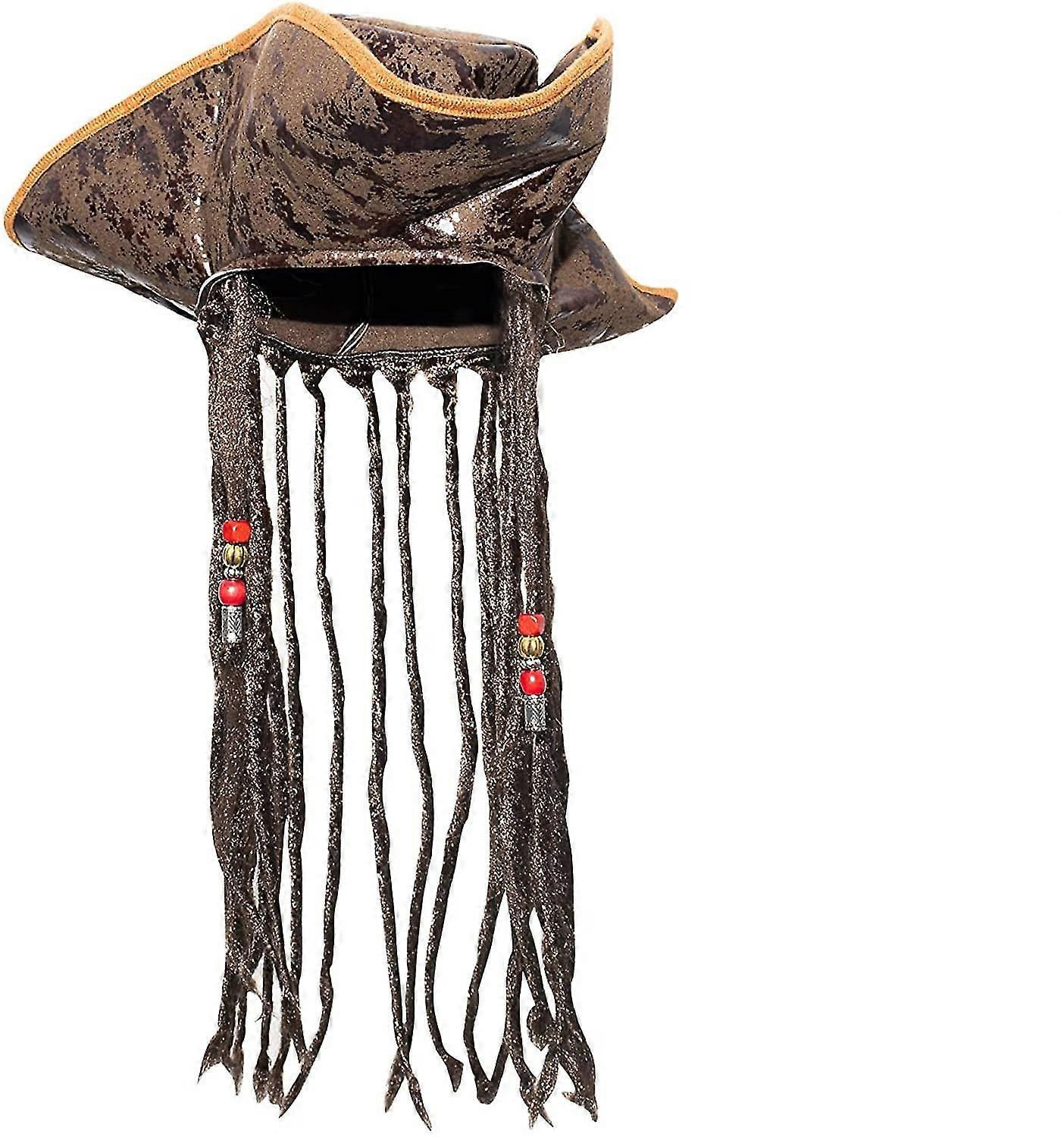 Pirate Hat Beaded Dreadlocks For Pirate Costume Accessories