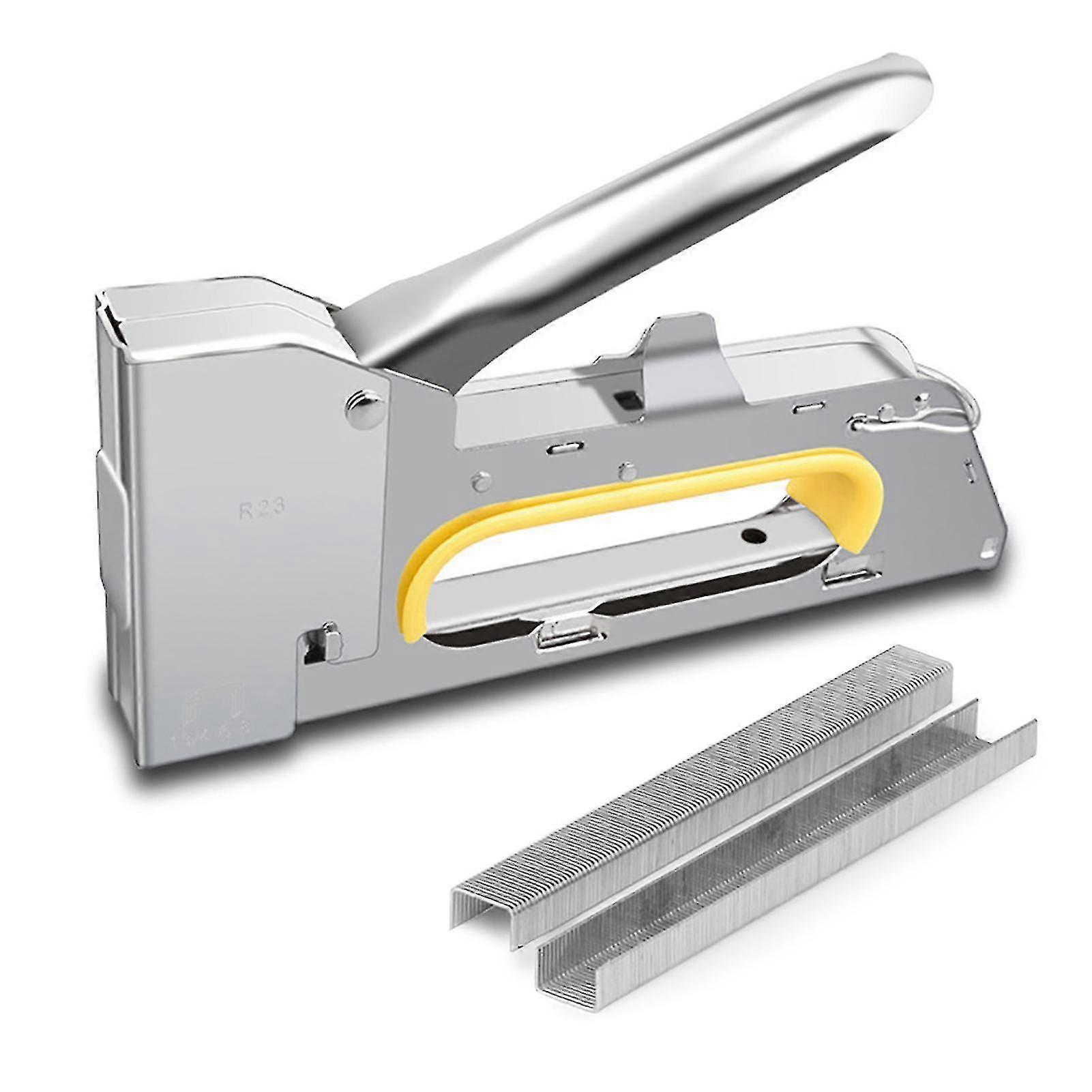 Heavy Duty Three-shot Nail Tool Portable Multipurpose Woodworking Stapler