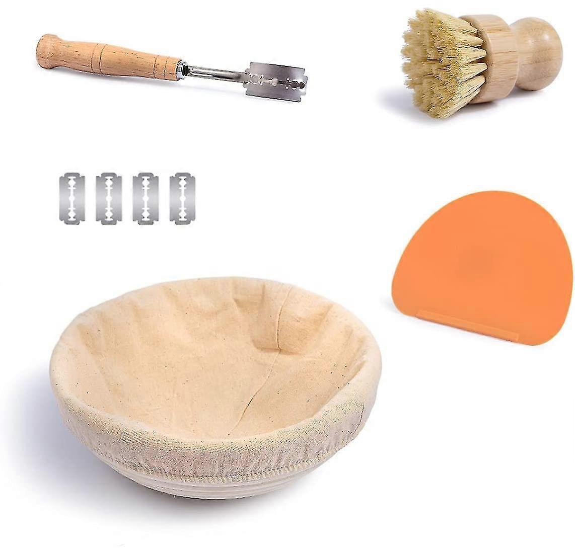 1pcs Bread Proofing Basket Set (round) - Bread Proofing Baskets, Proofing Baskets For Sourdough - Bread Making Kit - Baker Gift - Baking Tools And Sup