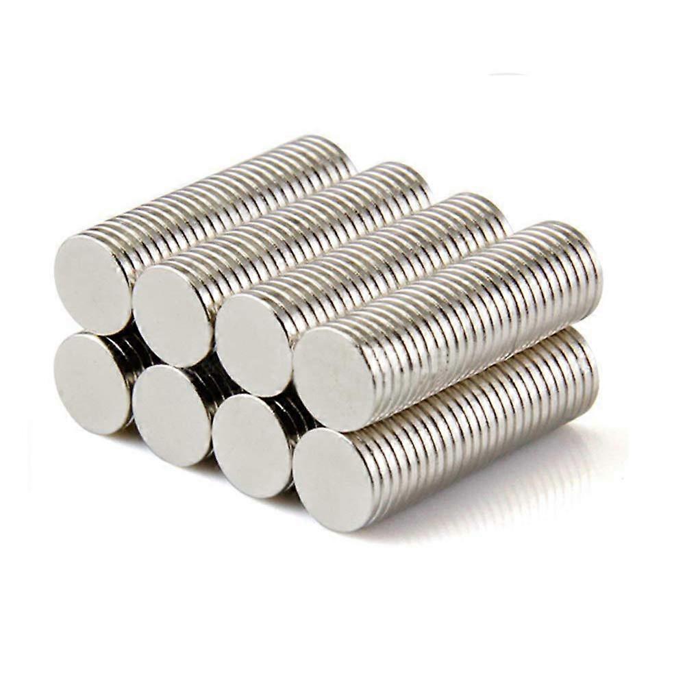 50 stuks 8 * 1mm massieve neodymium magneet N42 circulaire schijf supermagneten