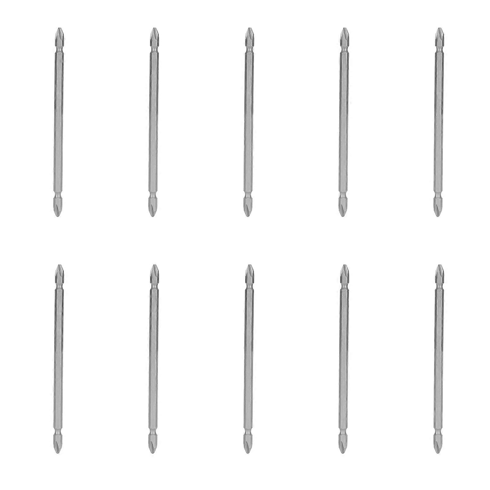 10pcs 150mm S1/4 Cross Drill Bit Screw Head Electric Screwdriver Bits Set Accessory