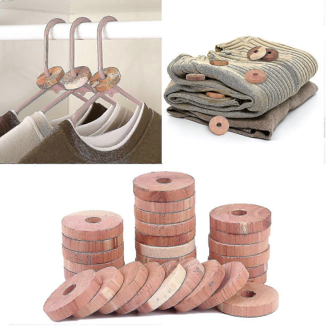 30 PCのアロマティックシーダーブロック用衣類保管、100%ナチュラルシーダー