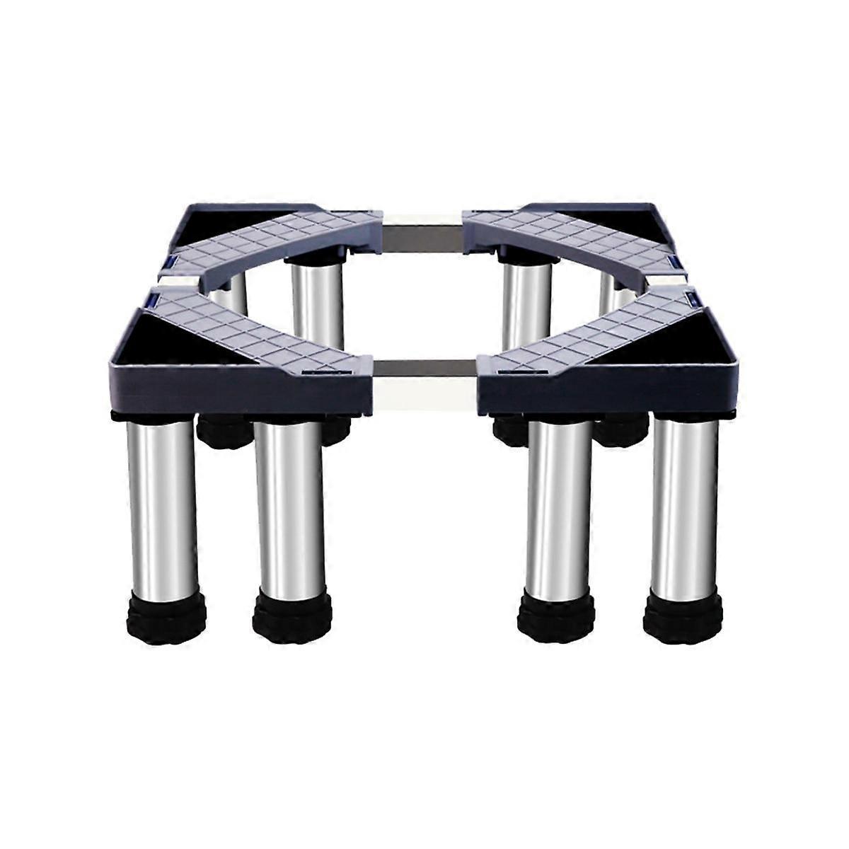 Support de machine à laver Base de réfrigérateur réglable Support de sécheuse anti- et anti-vibration Bas surélevé