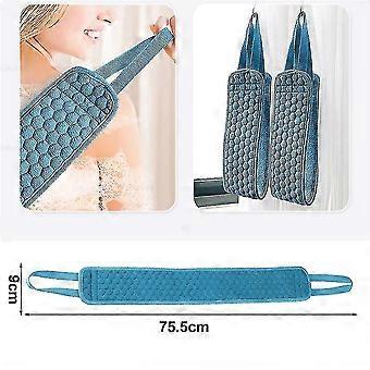 Household Bathing And Scrubbing Back Towel Strong Coarse Sand Bathing, Mud And Back Scrubbing Tool1 Pieceblue