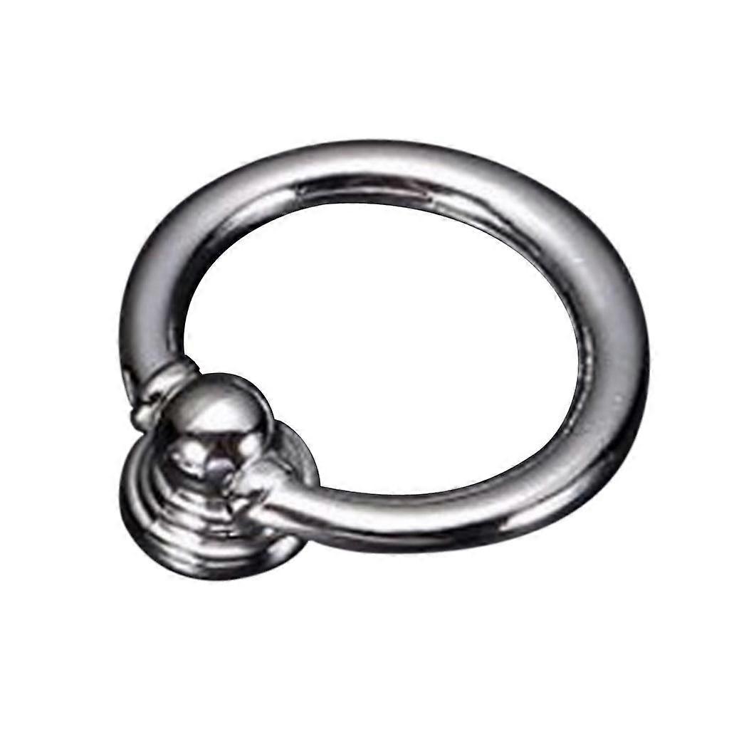 Retro Single Hole Knob Door Bin Dresser Wardrobe Ring Pull Handle #4