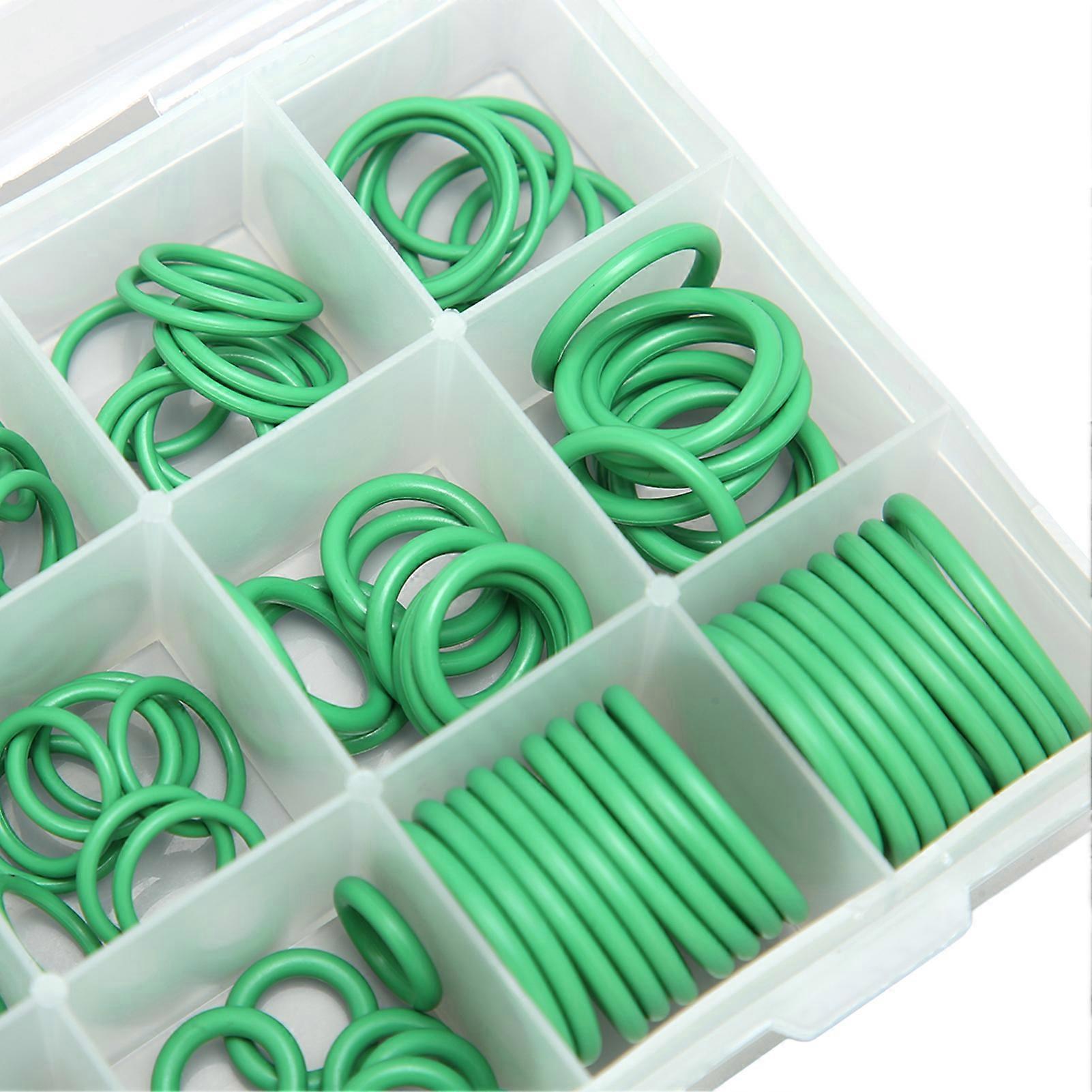 122pcs/set Car Air Conditioning O Ring Seal Kit Good Watertightness Replacement for Jiangling