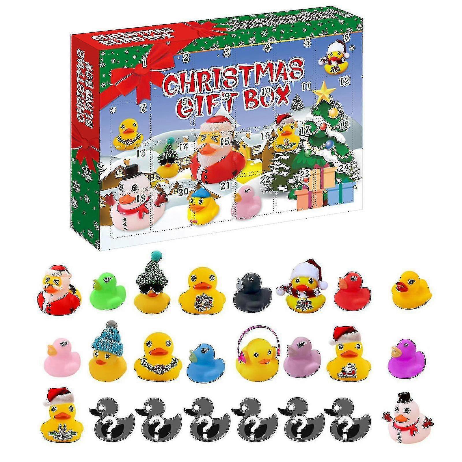 Adventskalender 24 gummiender for gutter, jenter-ZZY