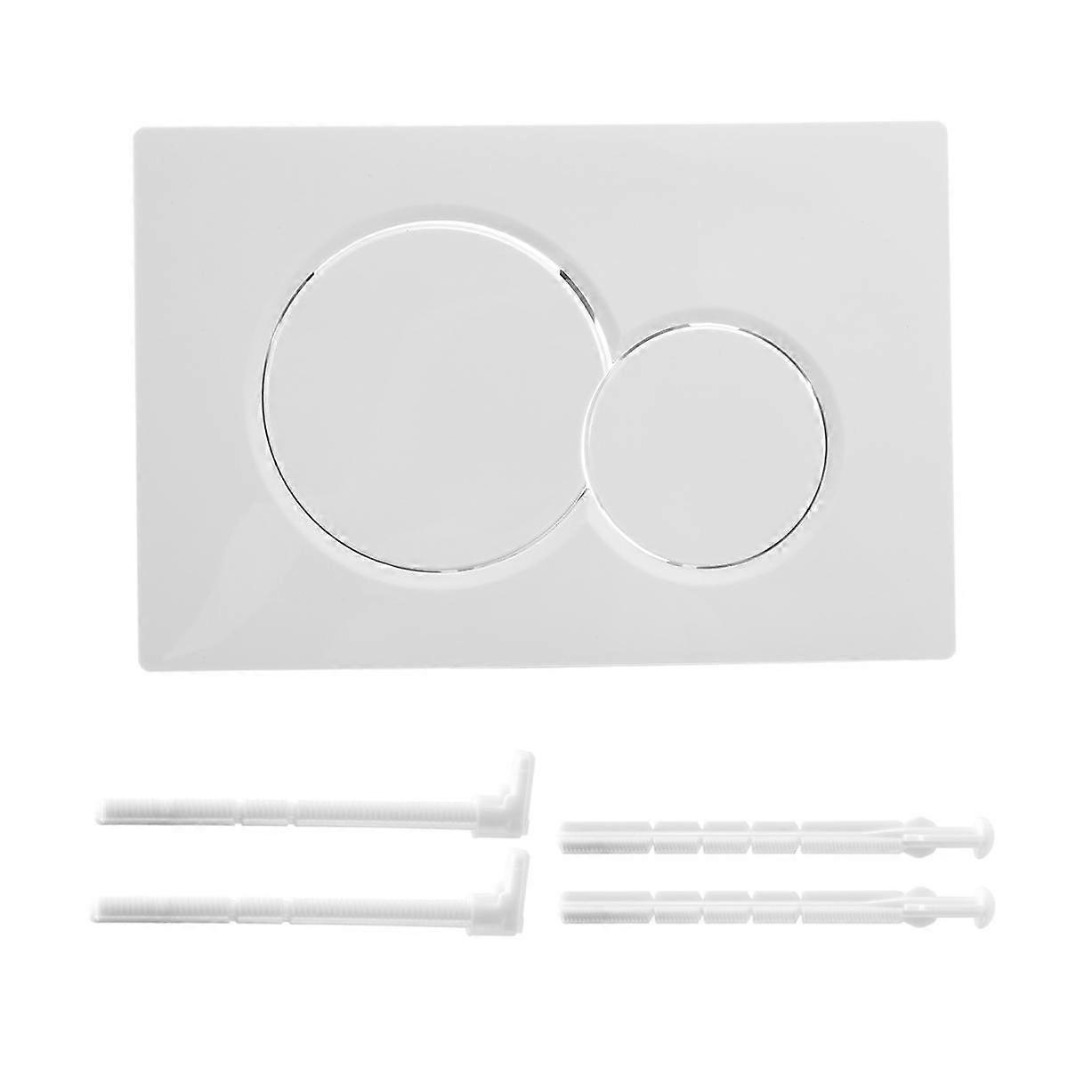 DualFlush Actuator Plate for Sigma01, Toilet Water Tanks Concealed Tank Push Button White