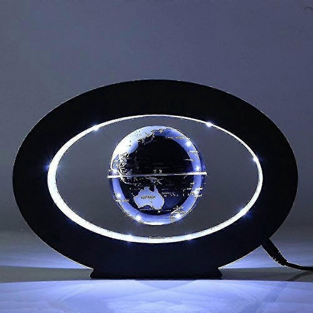 Floating Desk Levitating Globes Levitation Floating Globe Magnetic World Map Led Night Light, Eu Plu