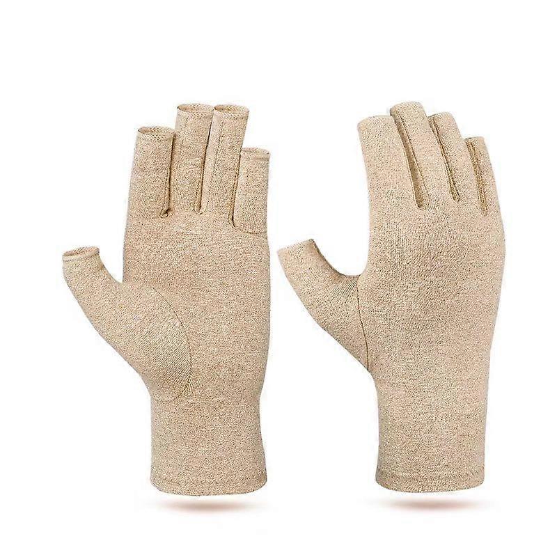 Unisex Arthritis Gloves Half Finger Gloves Compression Touch Screen WinterS