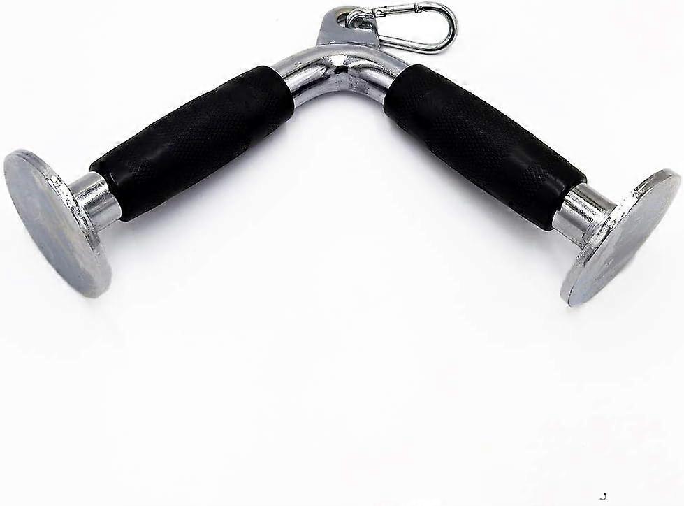 Lat Pull Up Bar,Dual D Handle Triceps Rope Muscle Training,Rotating V-Shaped Str >-8