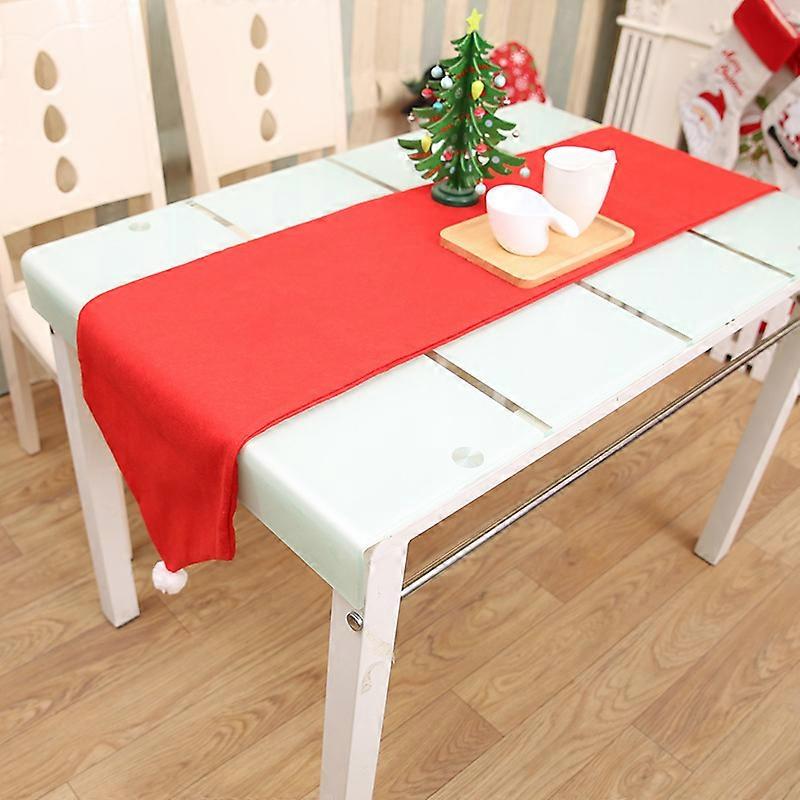 Rectangular Christmas Tablecloth Polyester 34*176m Christmas Tree Patterns for Christmas Table DecorationPrinted Christmas Tablecloth Absorbent Tablec
